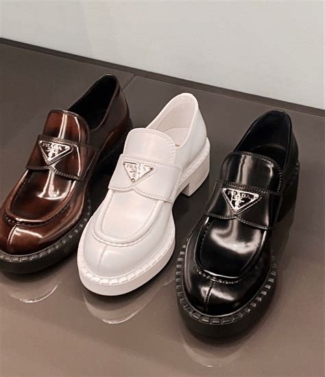 prada business loafers|loafers Prada women's.